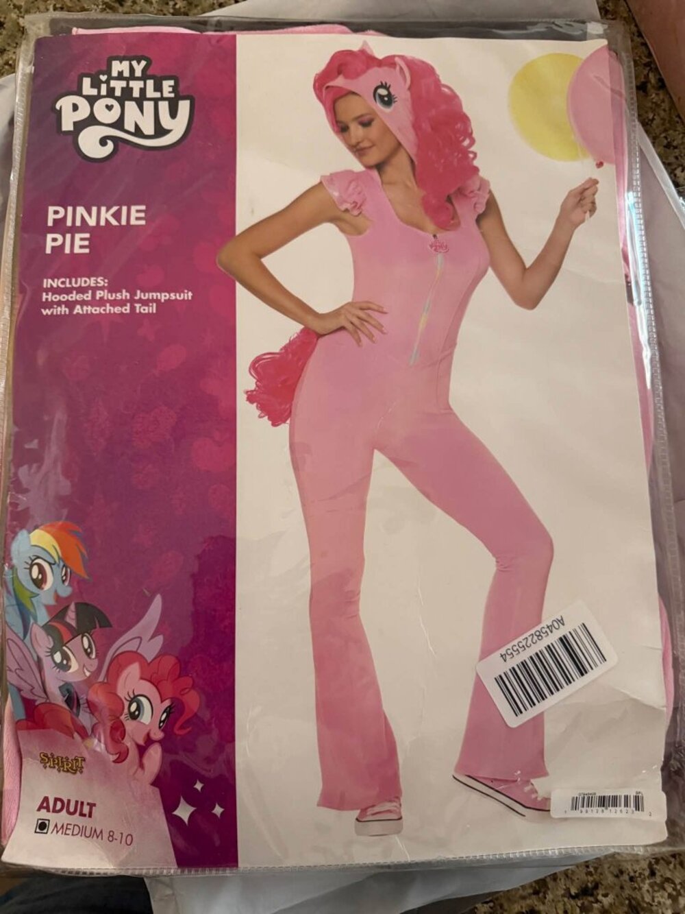 Adult Pinkie Pie Jumpsuit Costume - My Little Pony Friendship Is Magic